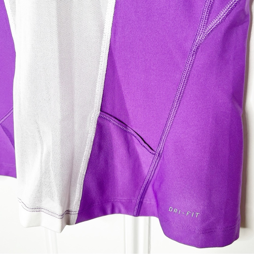 NWT Nike Purple Racerback Tank Top with Built in Bra Size Large Running - Picture 5 of 8